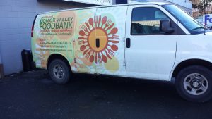 The Food Bank offers a pick-up service to collect donations in the Comox Valley.