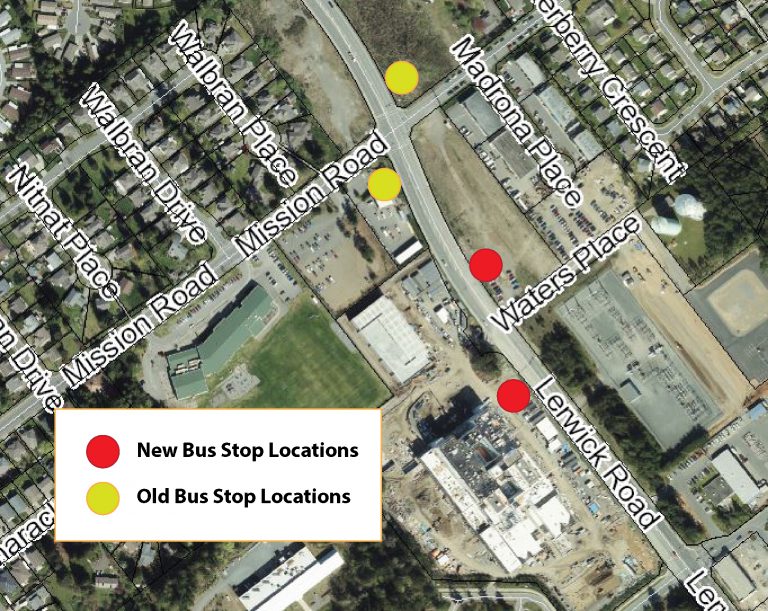 Lerwick Road bus stops moved closer to new hospital