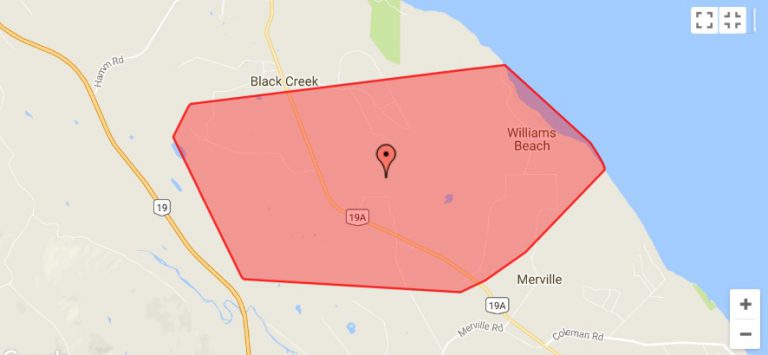 Power out in Black Creek area