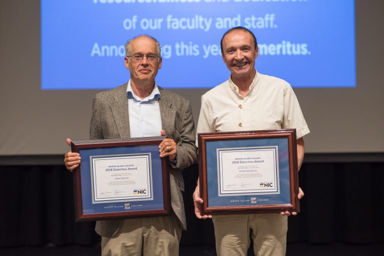 North Island College faculty receive Emeritus honours