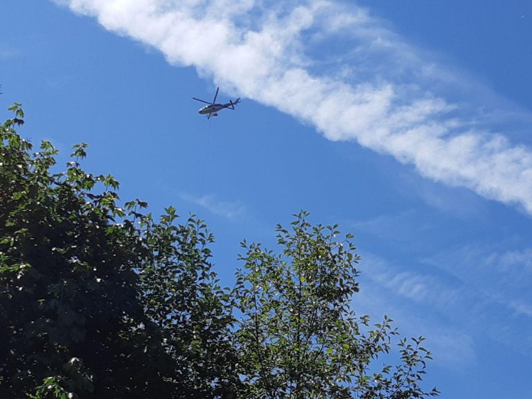 0.5 hectare wildfire burning in Campbell River