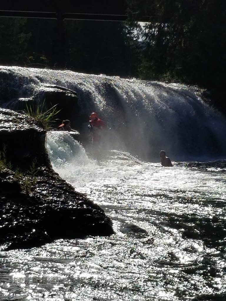 Minor injuries in Stotan Falls rescue