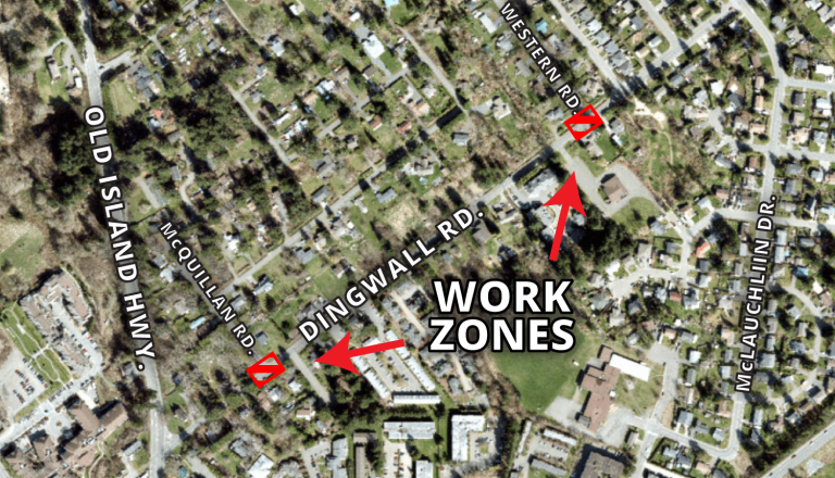 Intersection of Dingwall and McQuillan to be closed on Monday