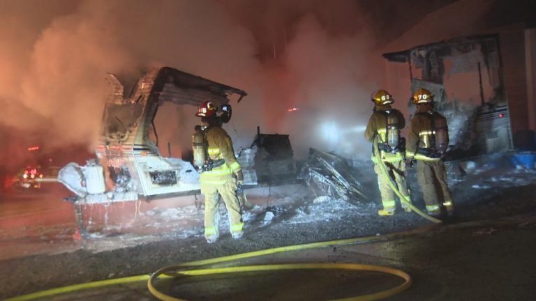 No injuries reported in Courtenay travel trailer fire