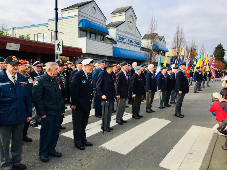 Remembrance Day marked in Comox