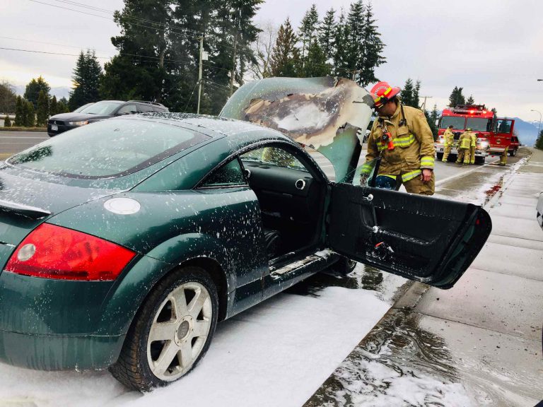 No injuries after Courtenay vehicle fire