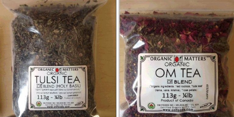 Two Organic Matters brand teas being recalled due to salmonella contamination