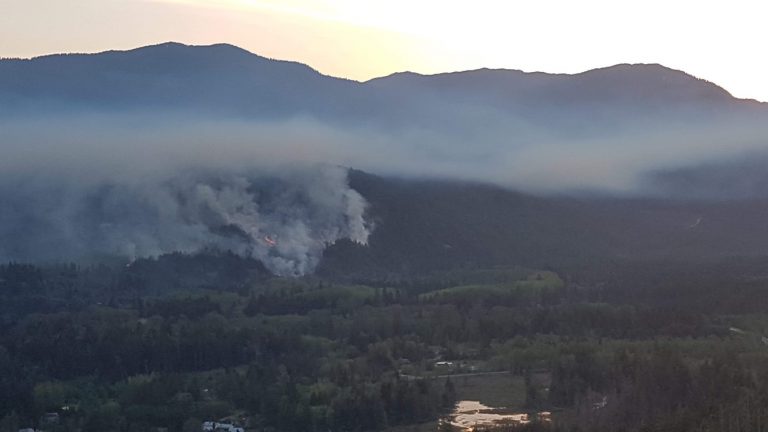 Fire near Sayward still out of control