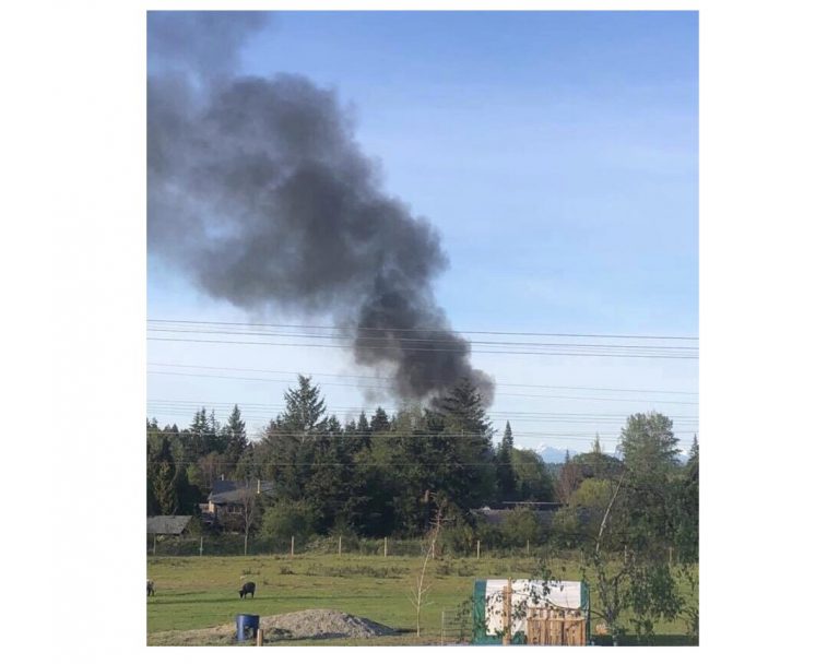 No injuries after Courtenay shed fires