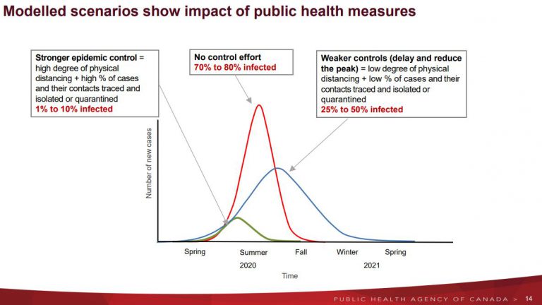 Canada could see between 500 to 700 deaths from COVID-19 by next week