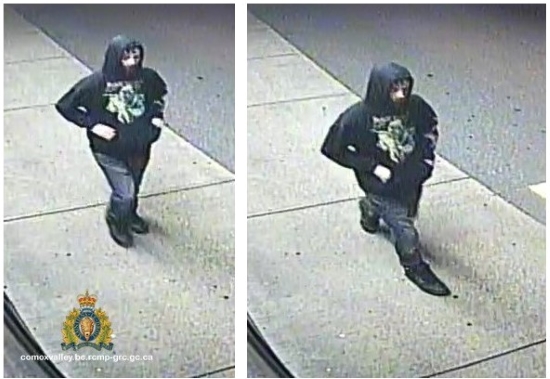 Comox Valley RCMP looking for suspect after stabbing and robbery 