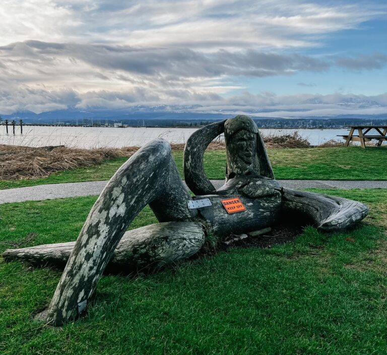 ‘It’s like a family member’: Filberg Heritage Park to say goodbye to well-loved sculpture