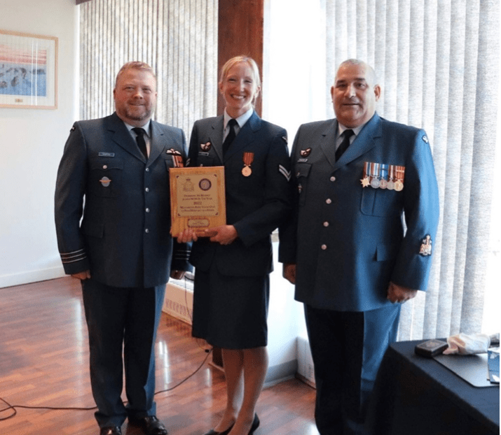 Military member from Black Creek receives member of the year award