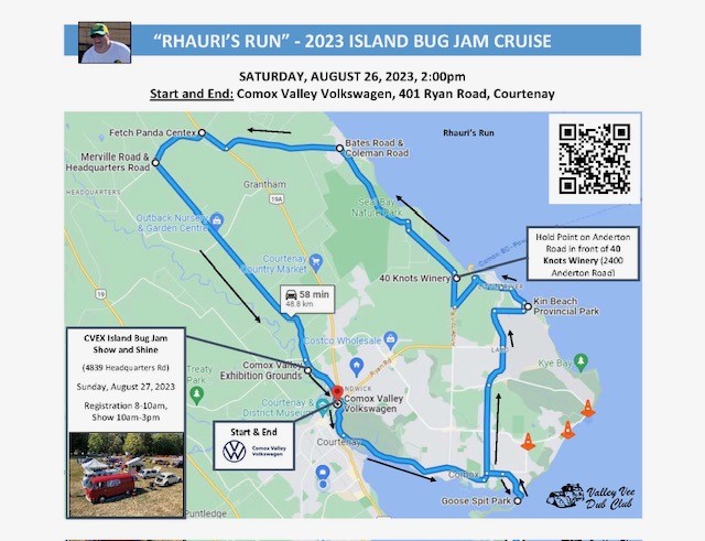 Island Bug Jam cruise set for Courtenay later this month