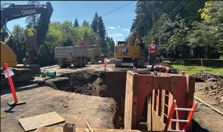 Part of 1st Ave closed Friday for construction, detour in place