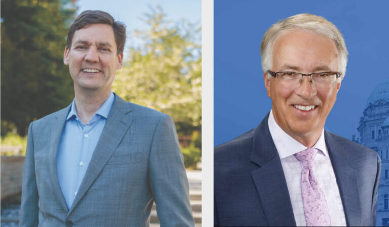 Eby, Rustad continue campaign efforts across Vancouver Island ahead of election