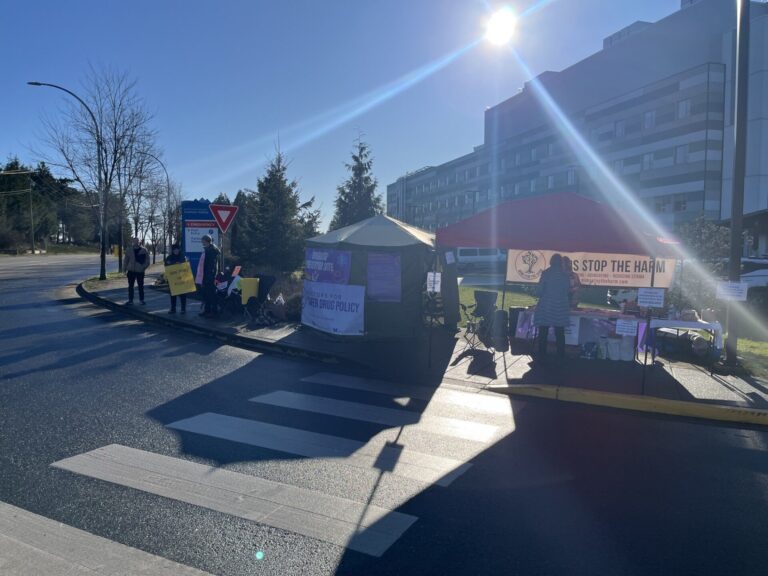 Overdose prevention site open outside local hospital