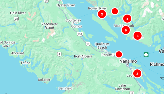 UPDATE: Now over 6,970 customers without power on Island and Coast